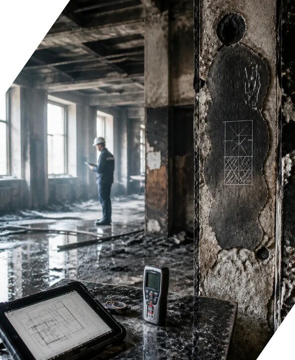 Обследование зданий после пожара в Керчи от 15318 р. | ЭкспертизаРоссия