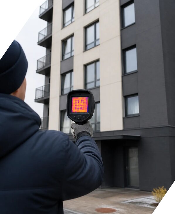 Тепловизионное обследование зданий в Керчи от 5106 р. | ЭкспертизаРоссия