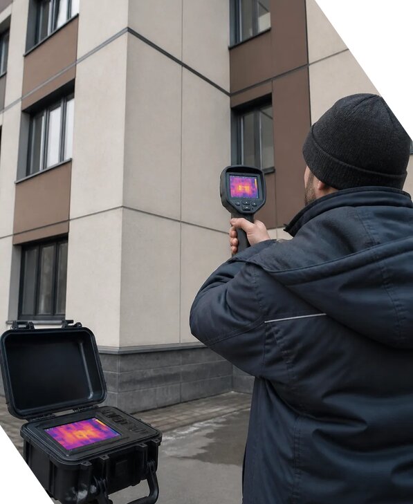 Тепловизионное обследование зданий и сооружений в Керчи
